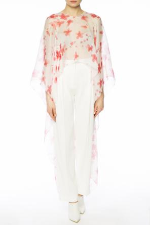 Floral motif poncho, zdjęcie 2 Floral motif poncho od Emporio Armani